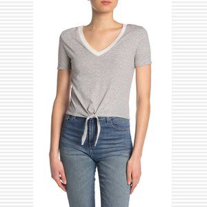 Alternative V-Neck Tie Front T-Shirt XL